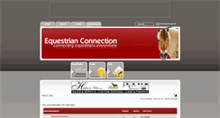 Desktop Screenshot of forums.equestrianconnection.com