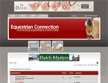 Tablet Screenshot of forums.equestrianconnection.com