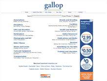 Tablet Screenshot of gallop.equestrianconnection.com